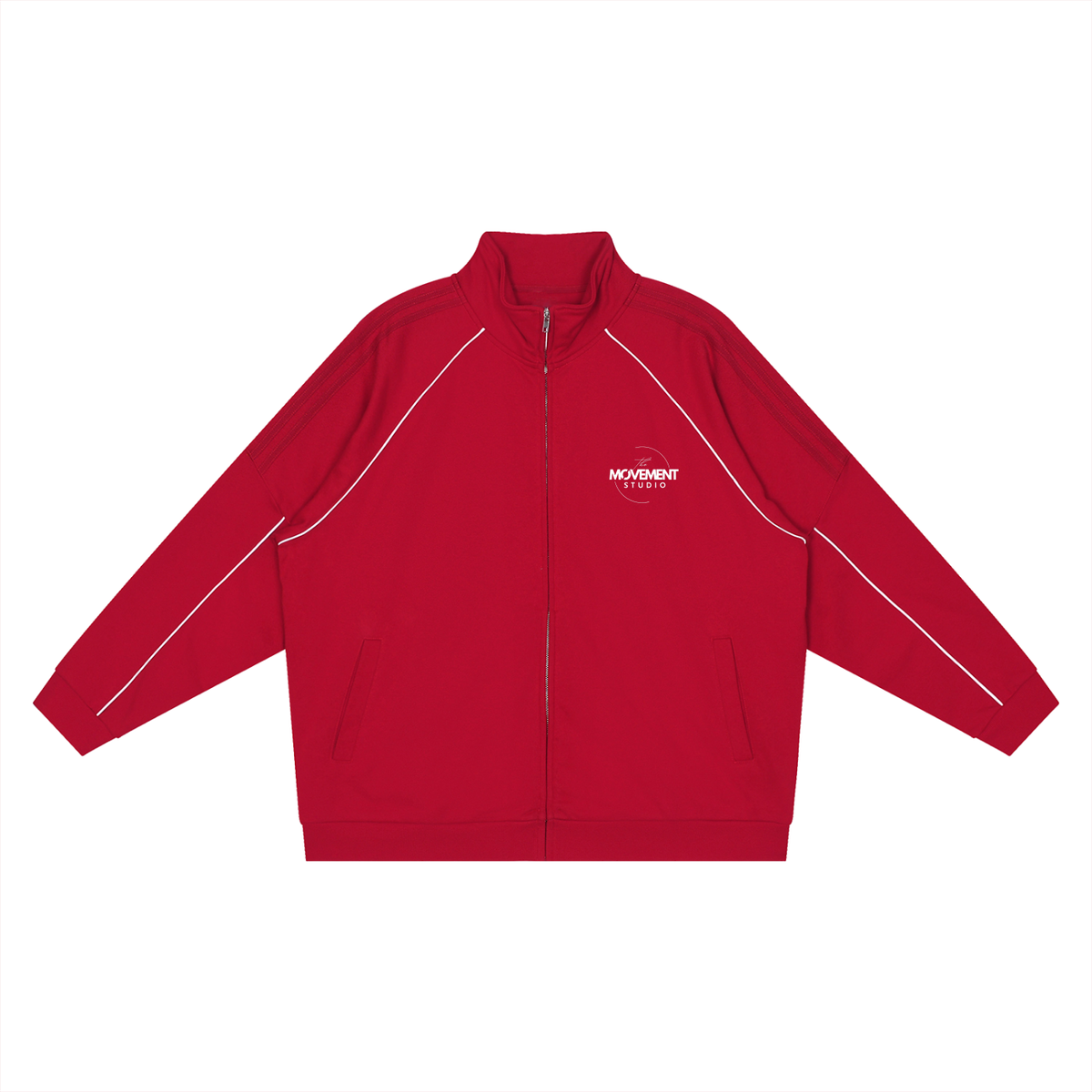 Adult Reflection Striped Zip Up