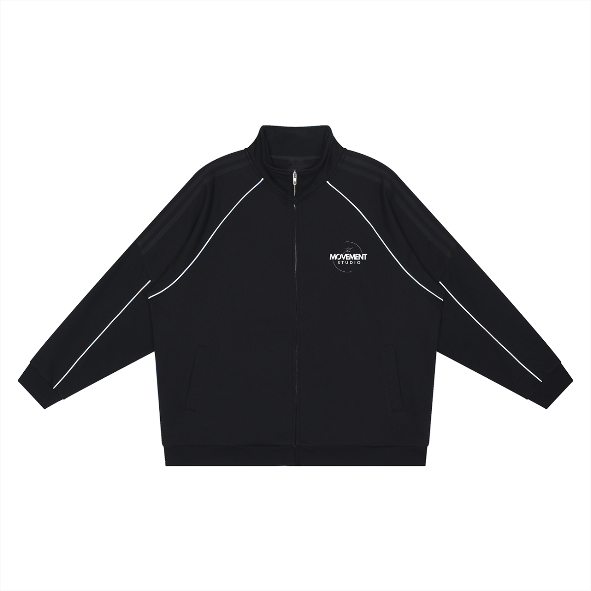 Adult Reflection Striped Zip Up