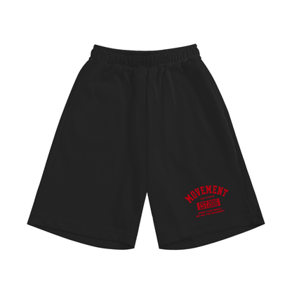 Youth Shorts Pop of Red